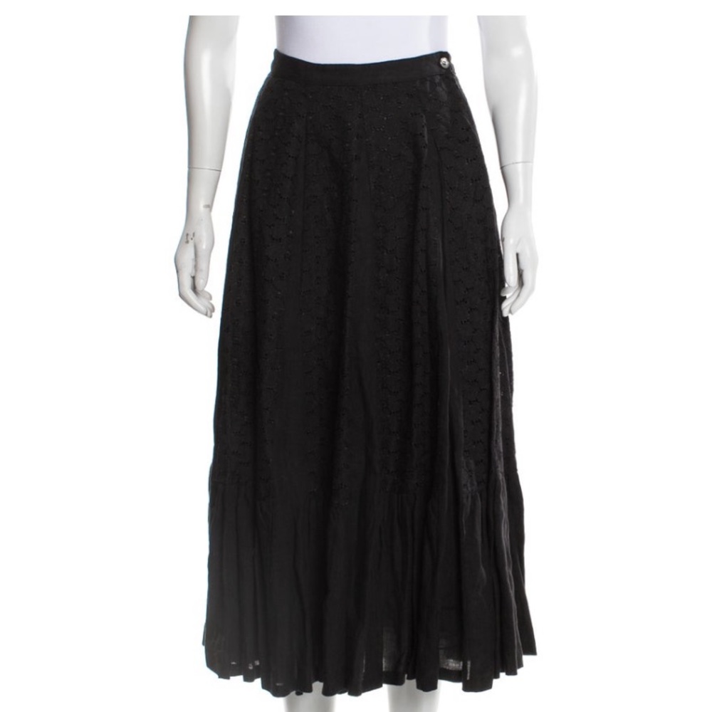 Michael Kors Linen midi skirt.